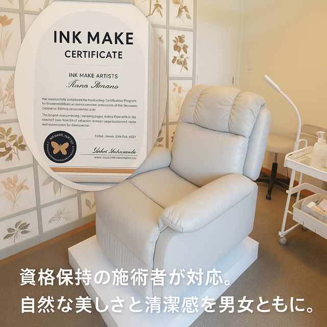 アートメイクで美眉を叶える伊豆市の美容室｜Hair Design Sunnyの写真